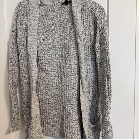 Express Gray Women's Cardigan Sweater - Picture 1 of 2